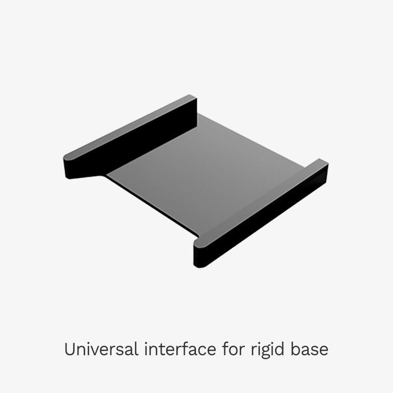 Universal interface for rigid base