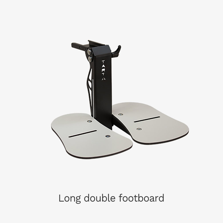 Long double footboard