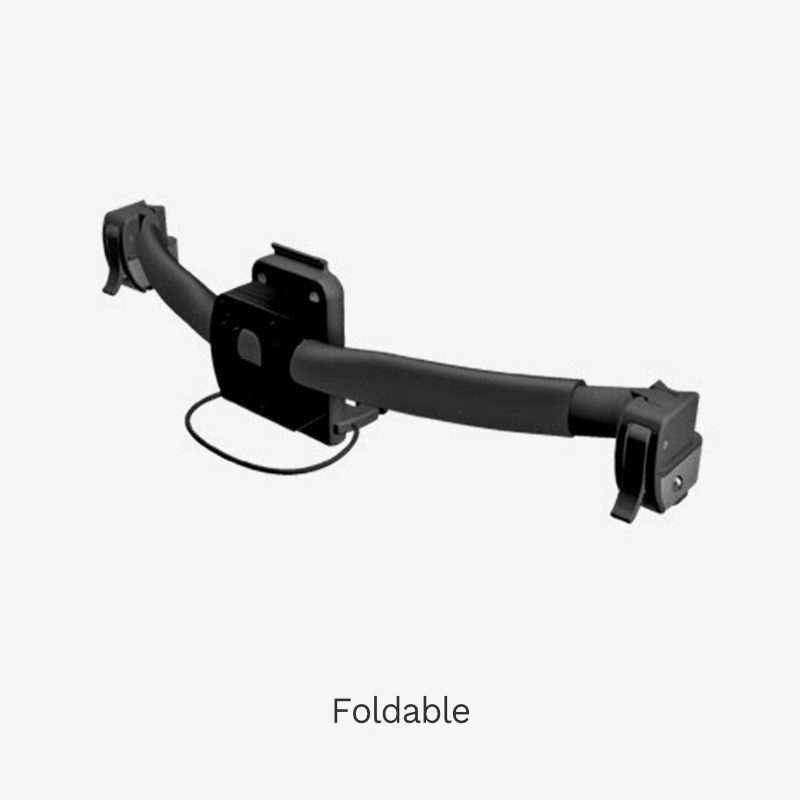 Foldable wheelchair attachment